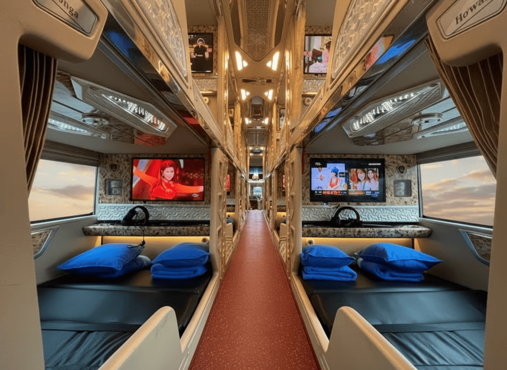 Luxury sleeper bus can help you have an extremely convenient trip to Sapa